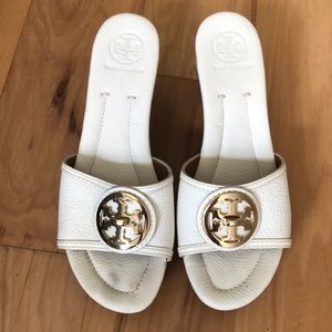 Tory Burch White Wedge